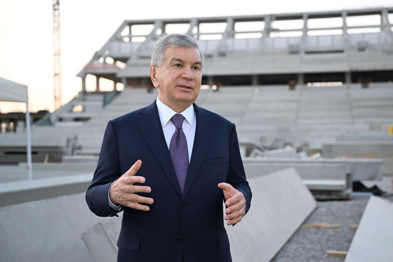President Shavkat Mirziyoyev got acquainted with the ongoing construction work in New Tashkent.
