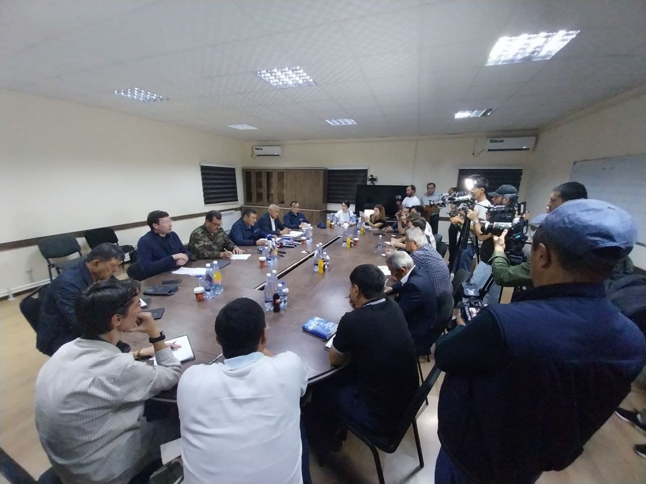 “Mustaqillikning 25 yilligi” konida yuz bergan texnogen hodisa yuzasidan brifing bo‘lib o‘tdi