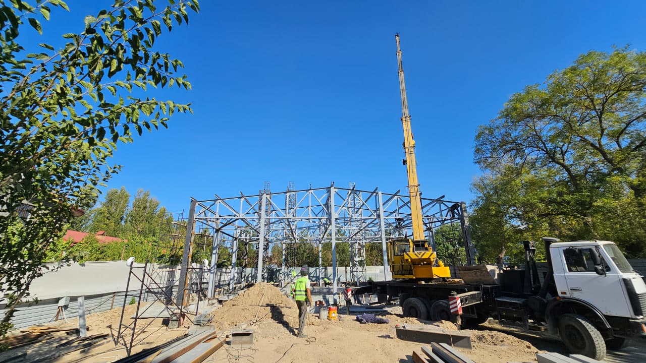 Olmazor tumanida yangi kogeneratsiya qurilmasi bunyod etilmoqda