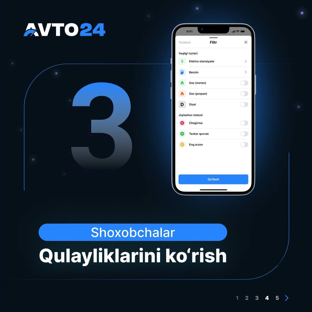 “Avto24” ilovasi: foydalanuvchilar soni qisqa vaqtda 50 mingtaga yaqinlashdi