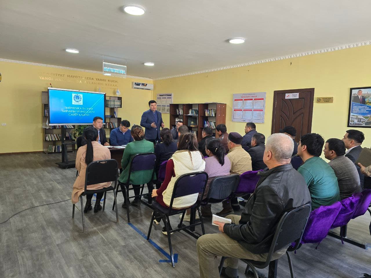 Yangiyer shahrida Energetika vazirligining sayyor qabuli o‘tkazildi