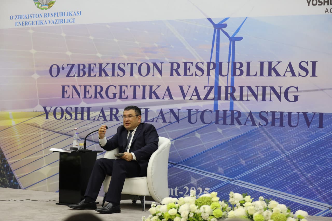 Bugun, 24-iyun kuni O‘zbekiston Respublikasi Energetika vaziri Jo‘rabek Mirzamahmudovning yoshlar bilan uchrashuvi bo‘lib o‘tdi.