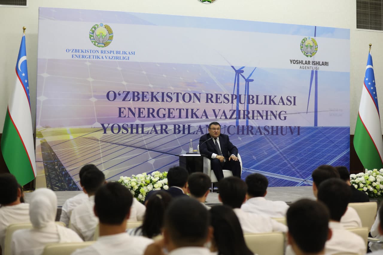 Bugun, 24-iyun kuni O‘zbekiston Respublikasi Energetika vaziri Jo‘rabek Mirzamahmudovning yoshlar bilan uchrashuvi bo‘lib o‘tdi.