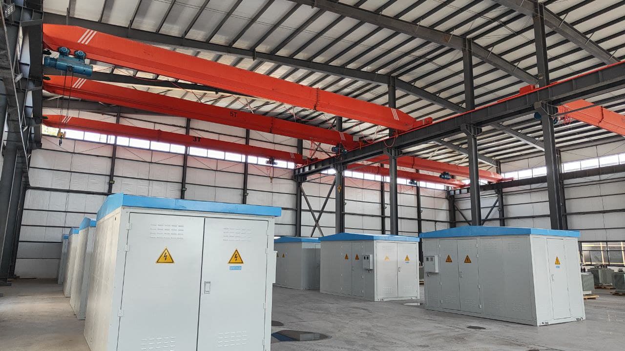 Angren shahrida yiliga 15 mingta turli quvvatdagi transformatorlar ishlab chiqarish imkoniyatiga ega korxona ishga tushirildi