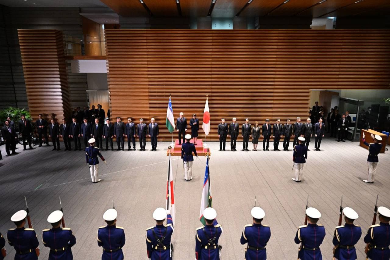 Ўзбекистон Республикаси Президентини расмий кутиб олиш маросими бўлиб ўтди