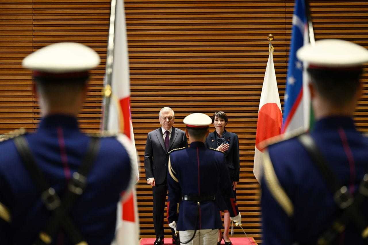 Ўзбекистон Республикаси Президентини расмий кутиб олиш маросими бўлиб ўтди