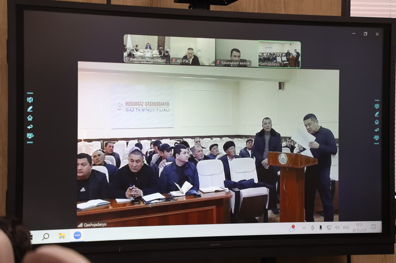 Energetika vazirining birinchi o‘rinbosari Baxtiyor Mamatkarimov ishtirokida Buxoro va Qashqadaryo viloyatlaridagi aholi hamda tadbirkorlik subyektlarining murojaatlarini o‘rganish maqsadida videokonfrensaloqa orqali navbatdagi onlayn qabul tashkil etildi