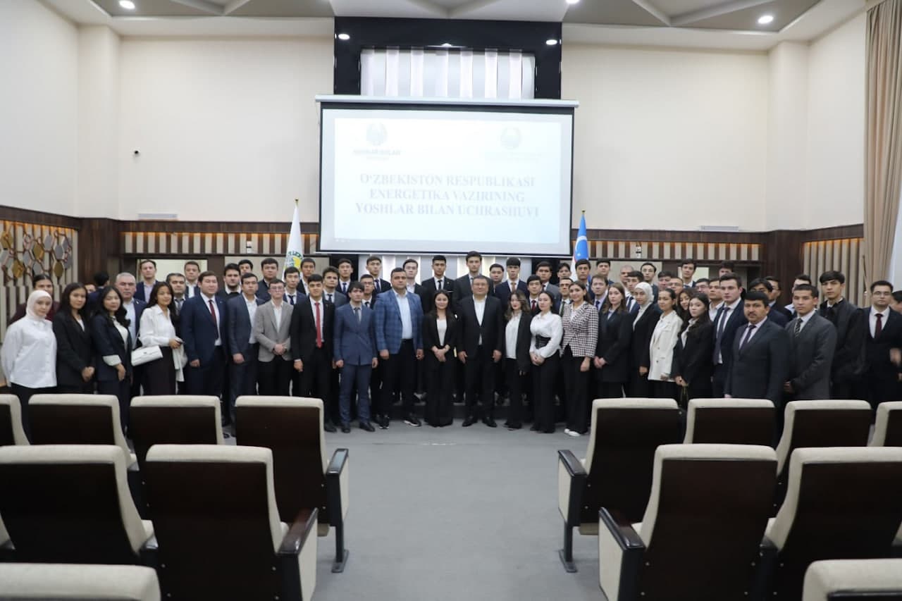 Бугун, 19 февраль куни Энергетика вазири Жўрабек Мирзамаҳмудовнинг ёшлар билан навбатдаги очиқ мулоқоти бўлиб ўтди