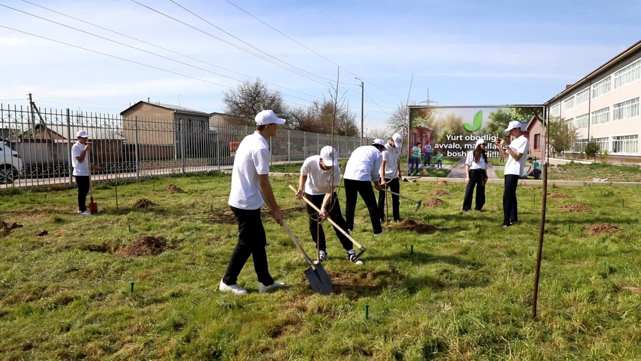«Зелёное пространство» в энергетической системе: весной высажено более 200 тысяч саженцев для сохранения чистоты атмосферы