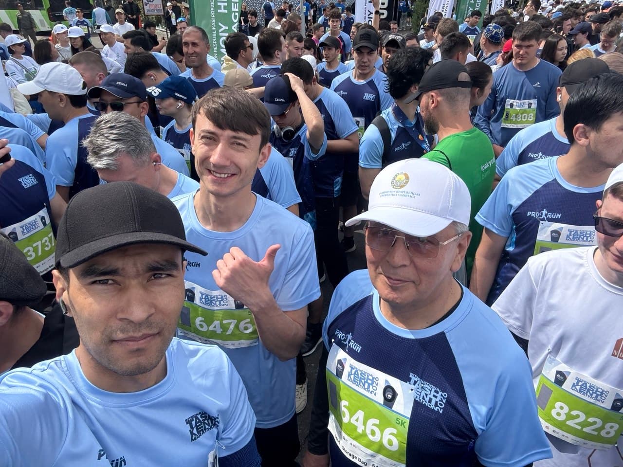 Тошкент халқаро марафонида Энергетика вазирлиги жамоаси муносиб иштирок этди