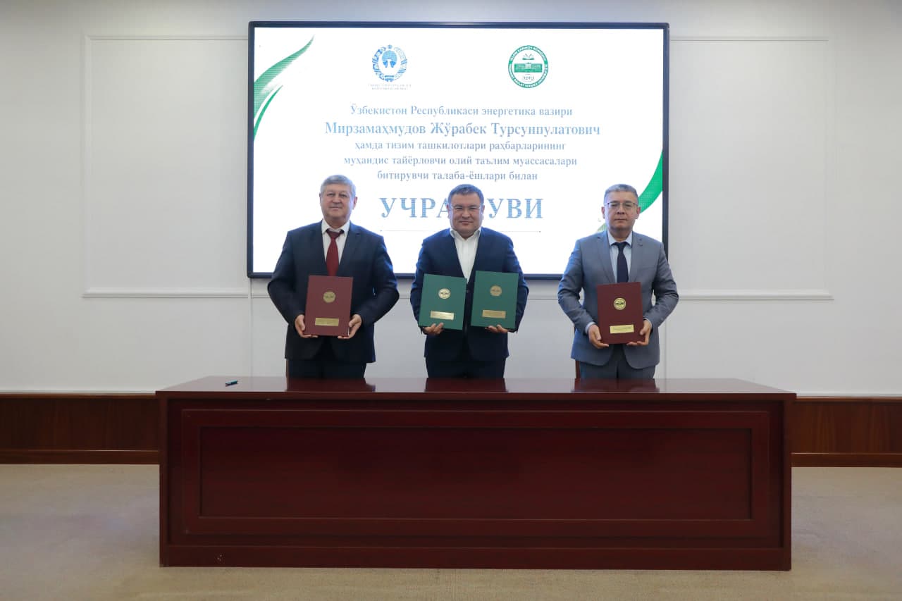 Energetika tizimida yoshlar bandligi va kadrlar salohiyatini oshirishga qaratilgan yangi tashabbuslar boshlandi