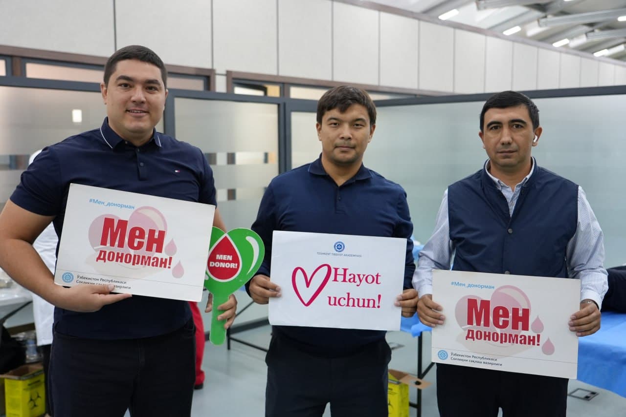Energetika vazirligida “Men donorman” aksiyasi ötkazildi