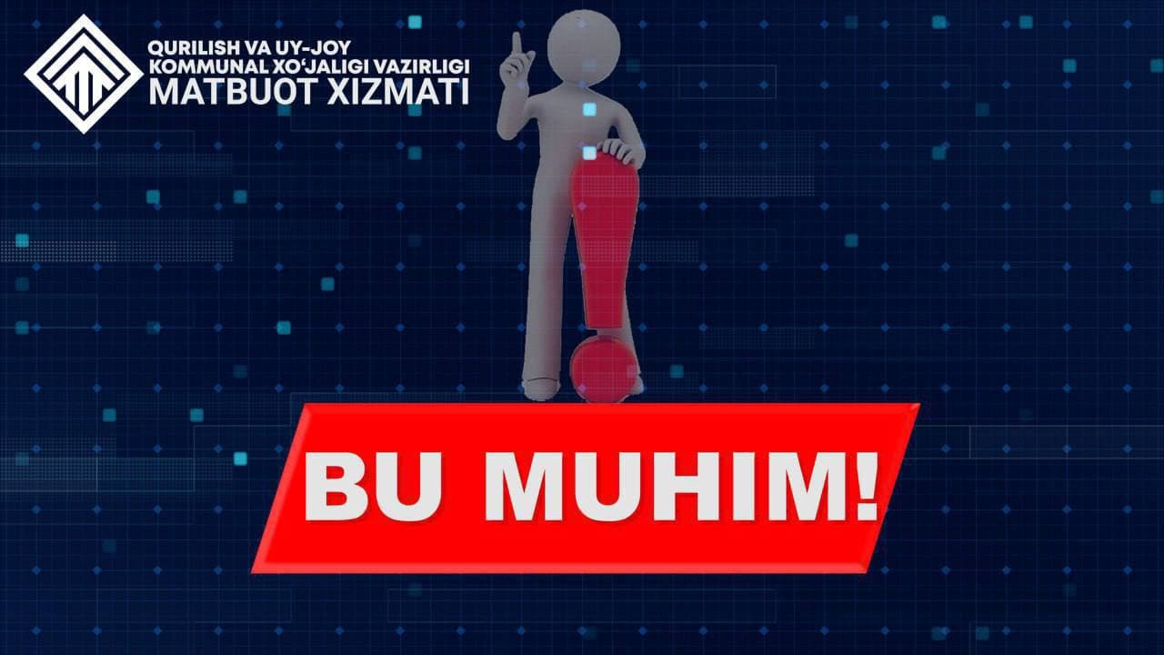‼️Ko‘p kvartirali uylarni boshqarish sohasida xizmat sifati, moliyaviy shaffoflik va davlat nazoratini kuchaytirishga qaratilgan muhim qaror qabul qilindi.