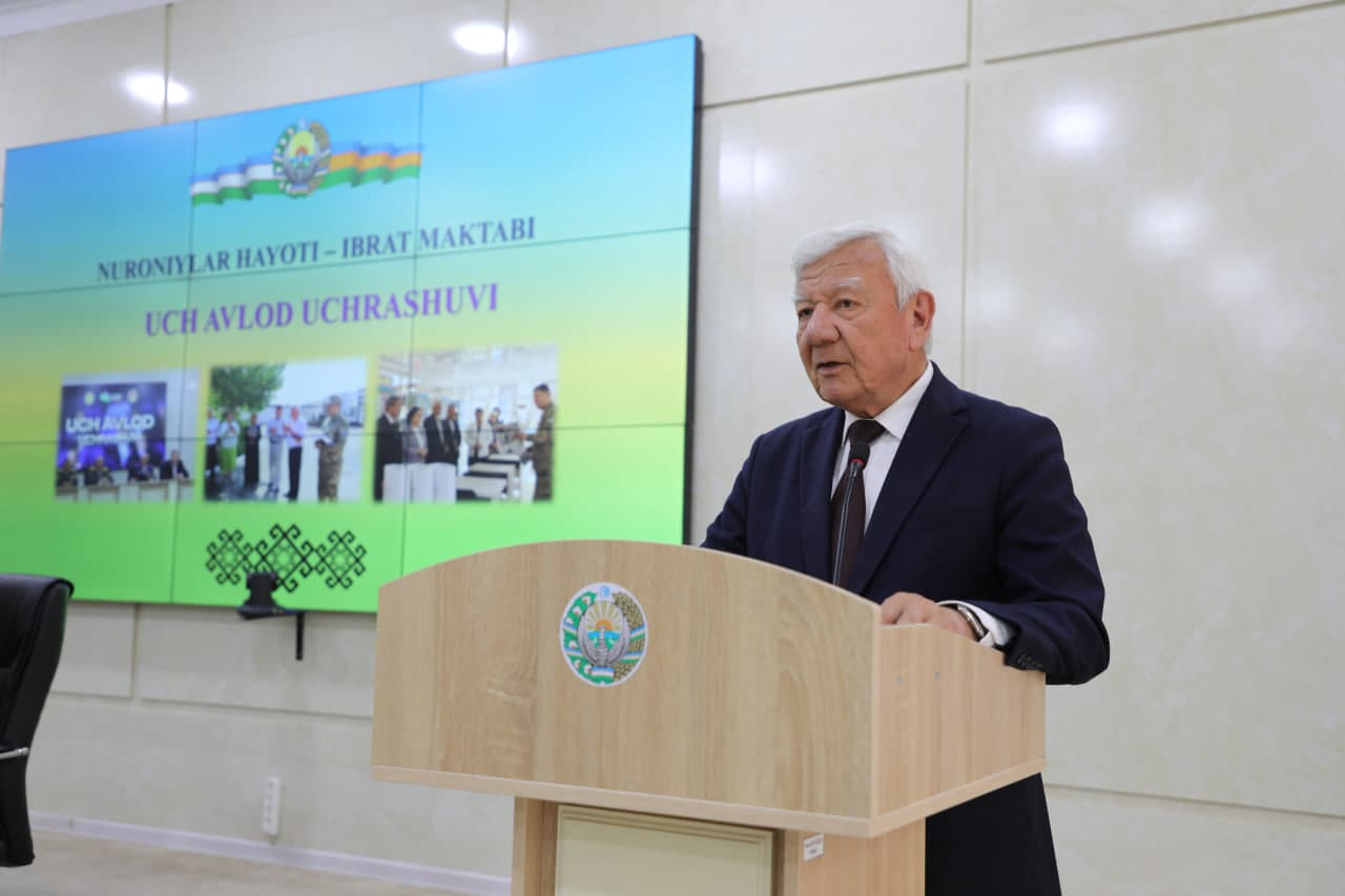 Taxiatoshda «Uch avlod uchrashuvi»: Nuroniylar tajribasi — yoshlarga ibrat