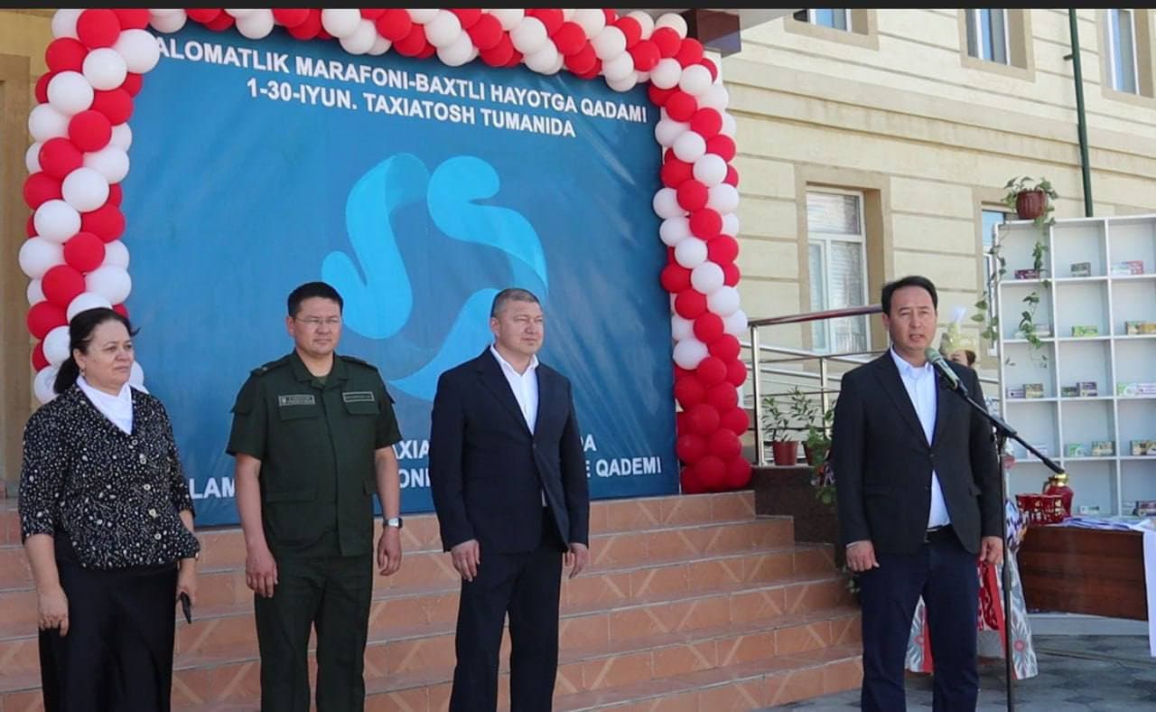 Taxiatosh tumanida “Salomatlik marafoni”ga start berildi