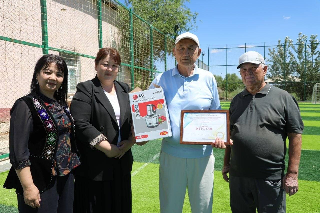 🏆 Taxiatoshda «G‘ayratli keksalar» sport musobaqasi o‘tkazildi