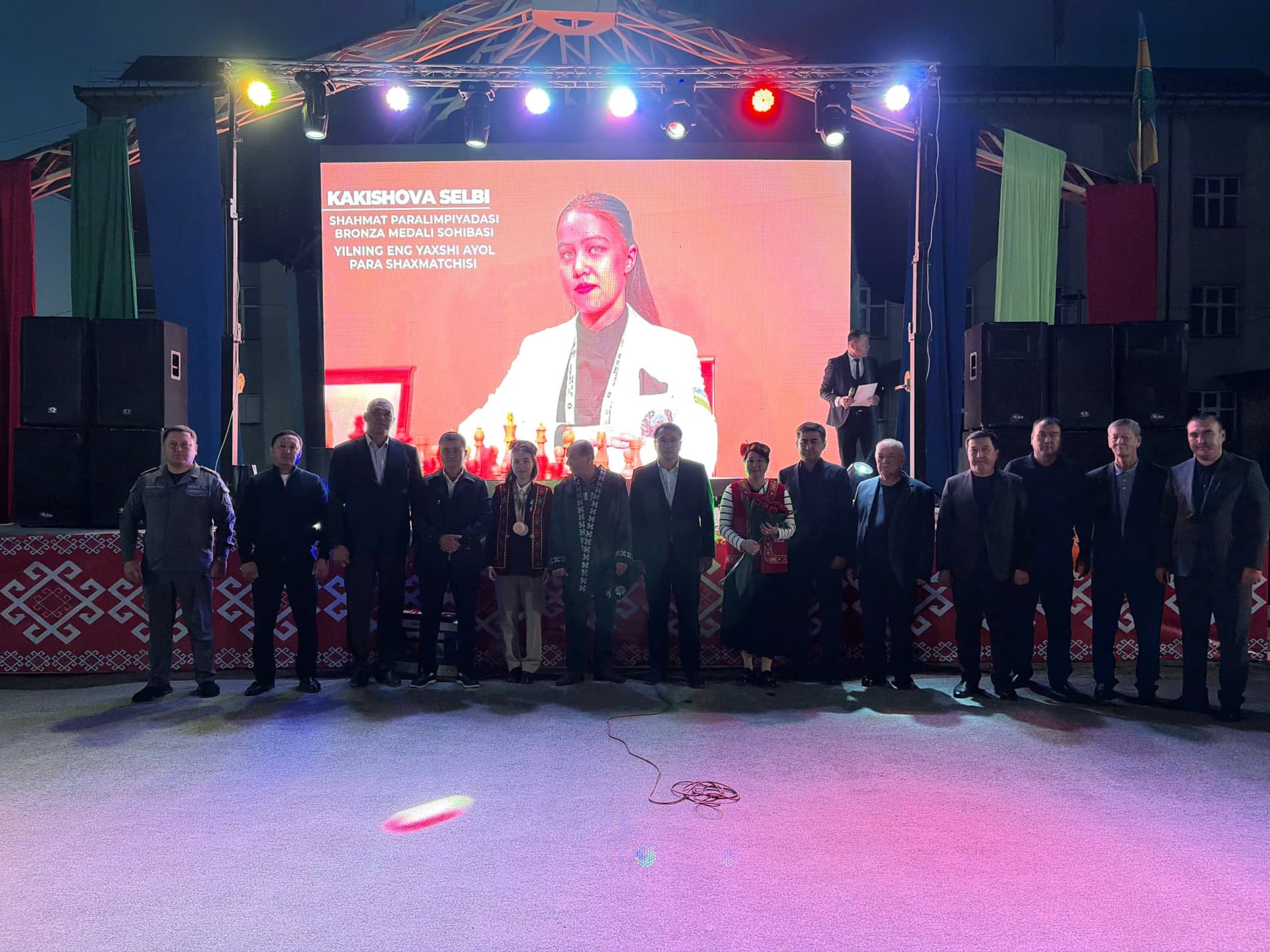 SELBI KAKISHOVA, WHO RETURNED WITH A VICTORY, WAS SOLEMNLY WELCOMED