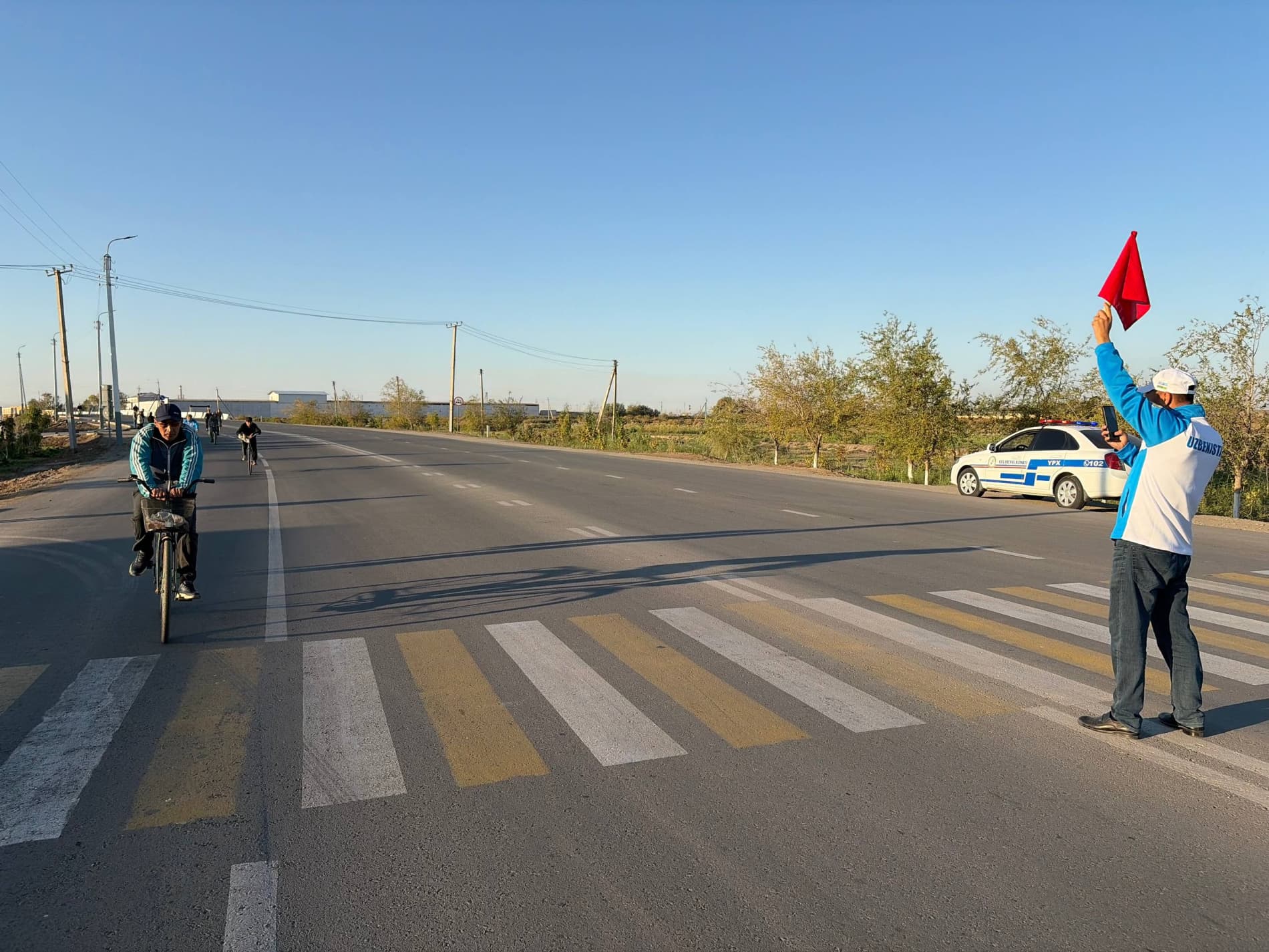 🚴 ♂️ A cycling marathon was organized in Takhiatash