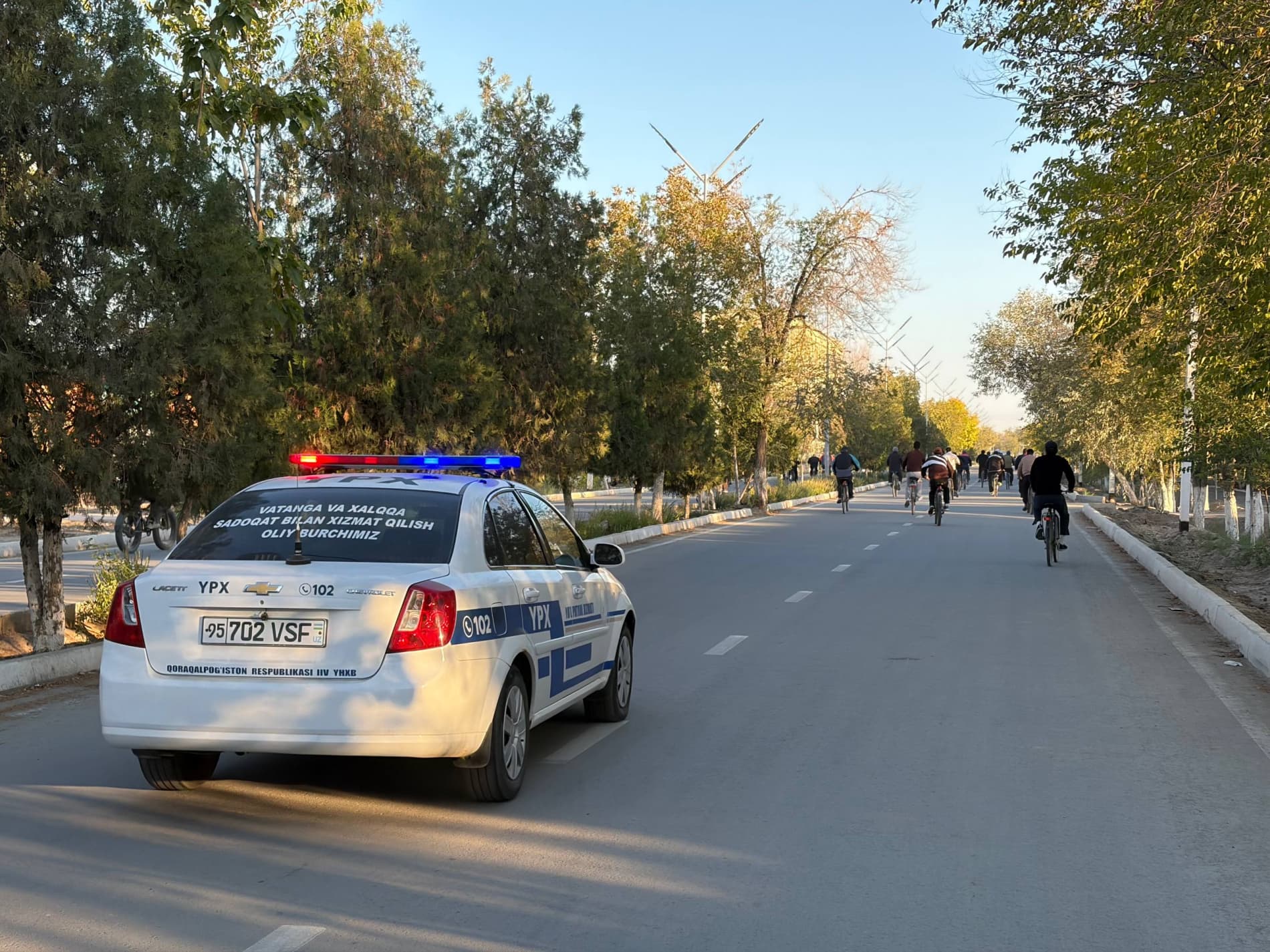 🚴 ♂️ A cycling marathon was organized in Takhiatash