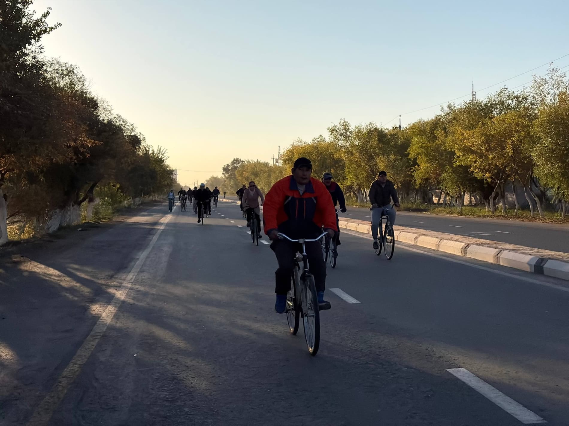 🚴 ♂️ A cycling marathon was organized in Takhiatash