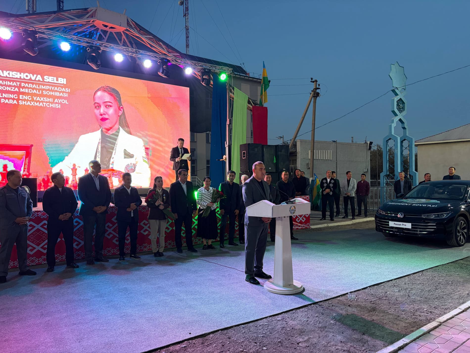 SELBI KAKISHOVA, WHO RETURNED WITH A VICTORY, WAS SOLEMNLY WELCOMED
