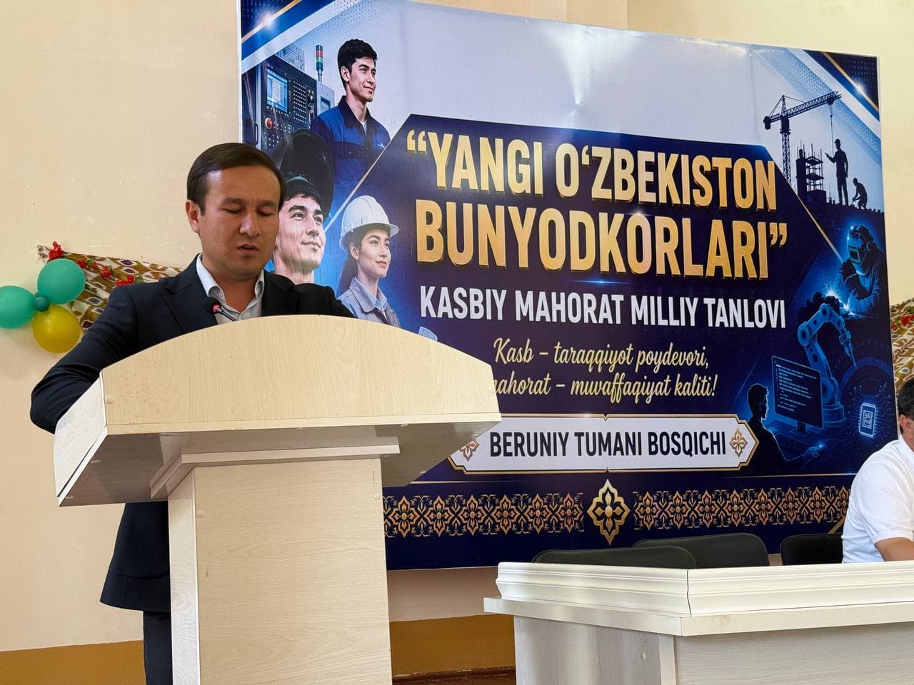 “Yangi Oʻzbekiston bunyodkorlari” kasbiy mahorat milliy tanlovining tuman bosqichi start oldi