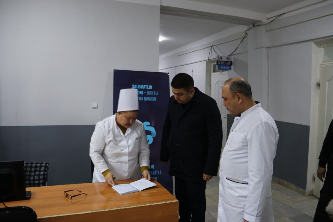 “Salomatlik marafoni” jarayonlari va tibbiy xizmatlar holati o‘rganildi