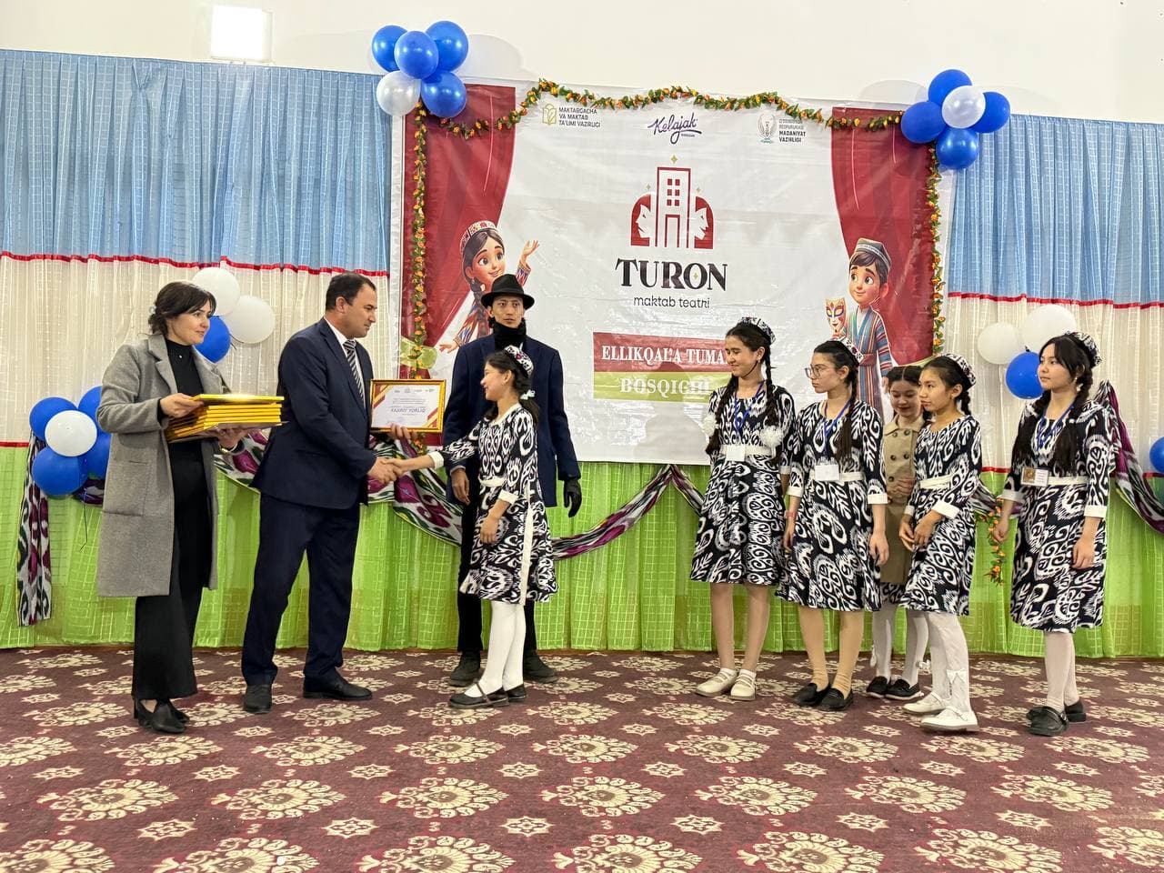 “Turon maktab teatri” tanlovining tuman bosqichi bo‘lib o‘tdi