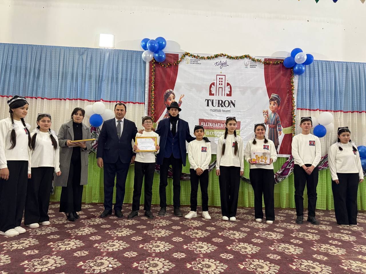 “Turon maktab teatri” tanlovining tuman bosqichi bo‘lib o‘tdi
