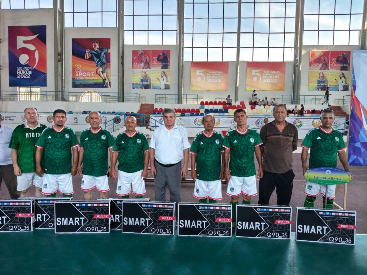 Ellikqala rayonı nuranıyları — mini-futbol jarısınıń jeńimpazı!