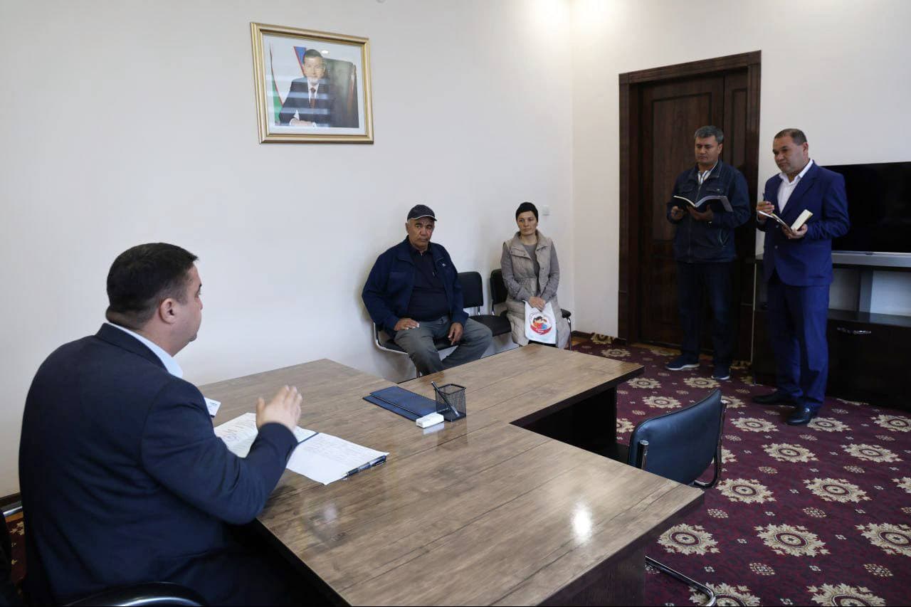 BELGILANGAN JADVAL ASOSIDA FUQAROLAR QABULI