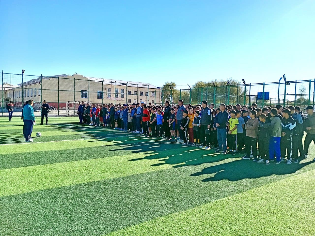 Nukus tumanida - "Futbolimiz kelajagi sening qo‘lingda" shiori ostida tuman bosqichi bo‘lib o‘tdi