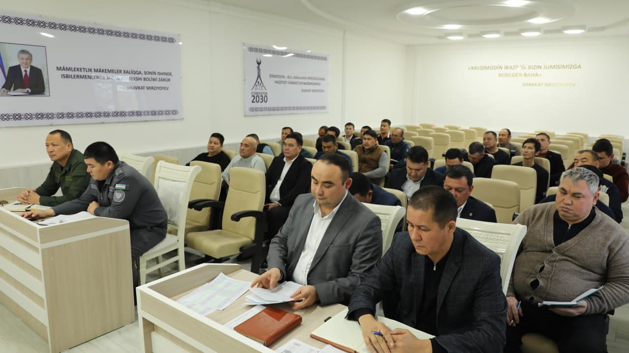 Bugun Nukus tumanida tuman hokimi Z. Zaytov va tuman prokurori P.Xalmuratov ishtirokida korrupsiyaga qarshi kurashish va uning oldini olish masalalariga bag‘ishlangan tadbir o‘tkazildi.