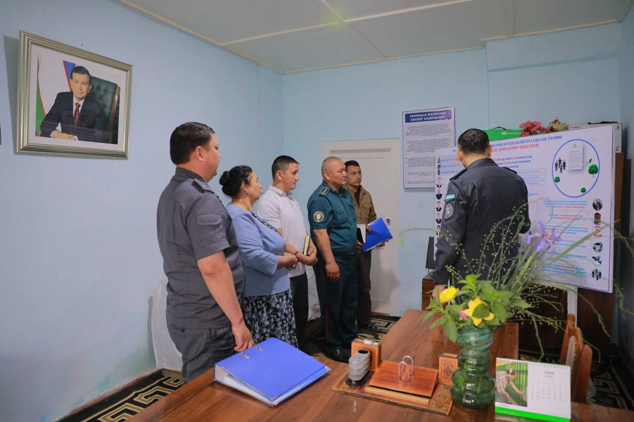 Mahallada jinoyat va huquqbuzarliklarning oldini olish – xavfsiz va osoyishta hayot garovi