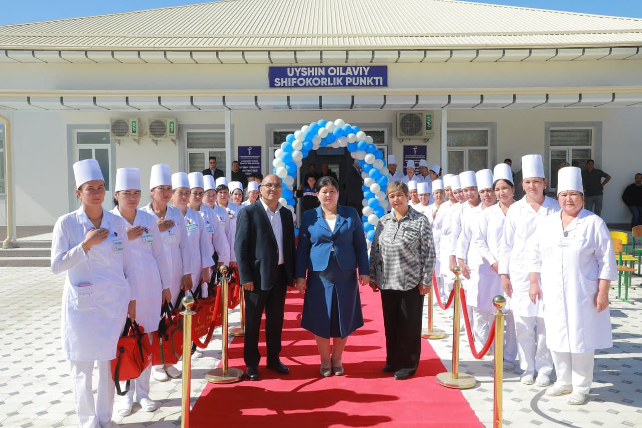 Uyshin mahallasida yangi tibbiyot maskani foydalanishga topshirildi