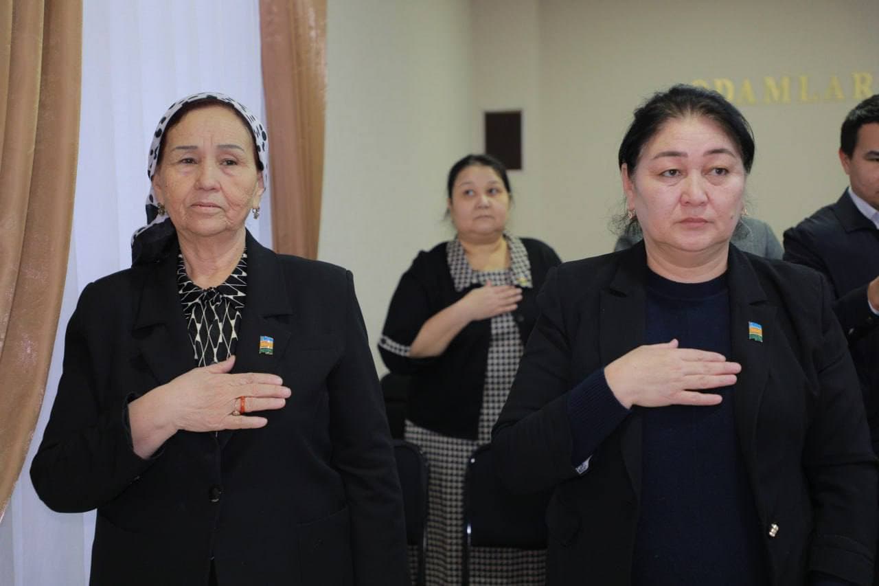 Yettinchi chaqiriq Xalq deputatlari Аmudaryo tuman Kengashining 18-sessiyasi toʼgʼrisida axborot