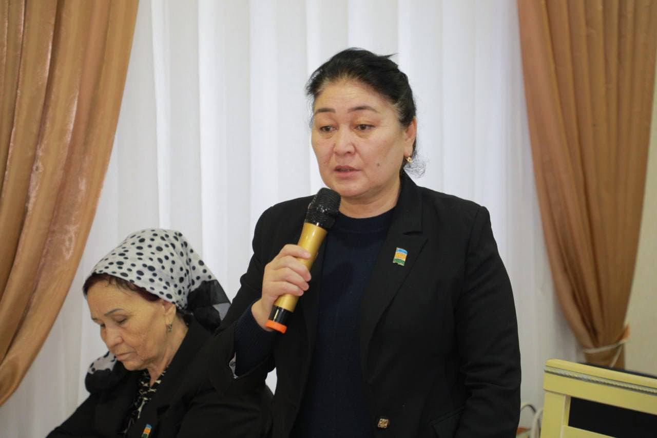 Yettinchi chaqiriq Xalq deputatlari Аmudaryo tuman Kengashining 18-sessiyasi toʼgʼrisida axborot