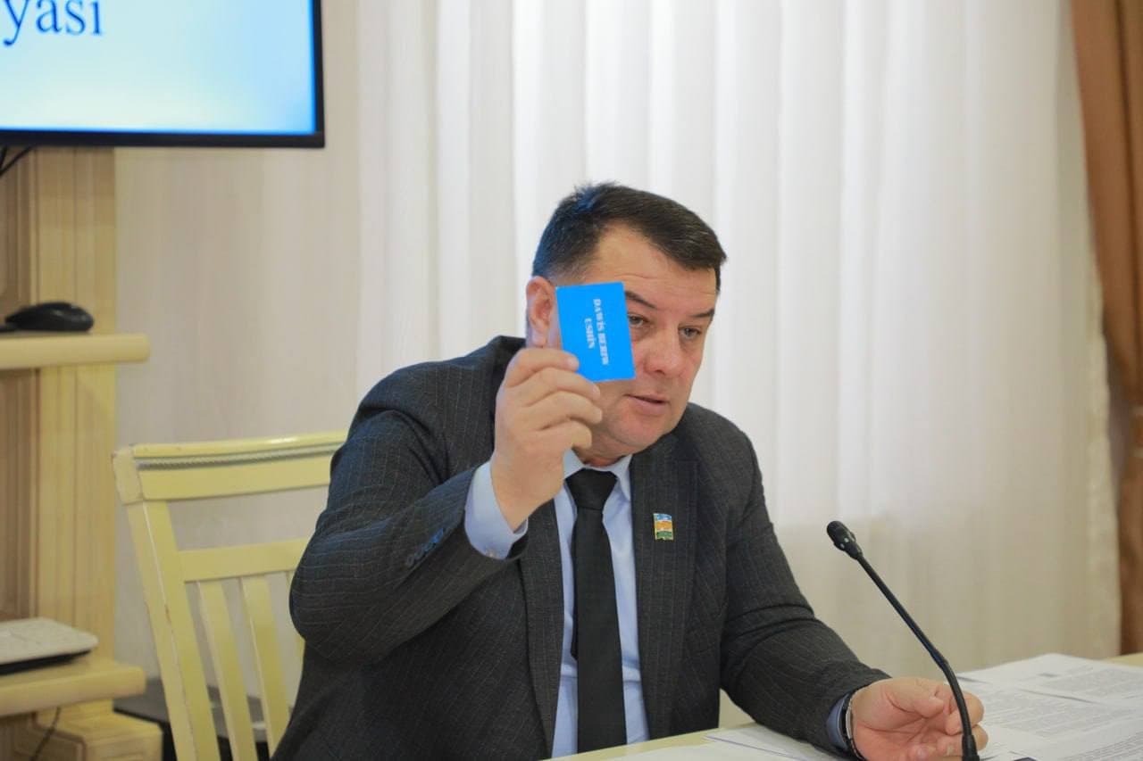 Yettinchi chaqiriq Xalq deputatlari Аmudaryo tuman Kengashining 18-sessiyasi toʼgʼrisida axborot