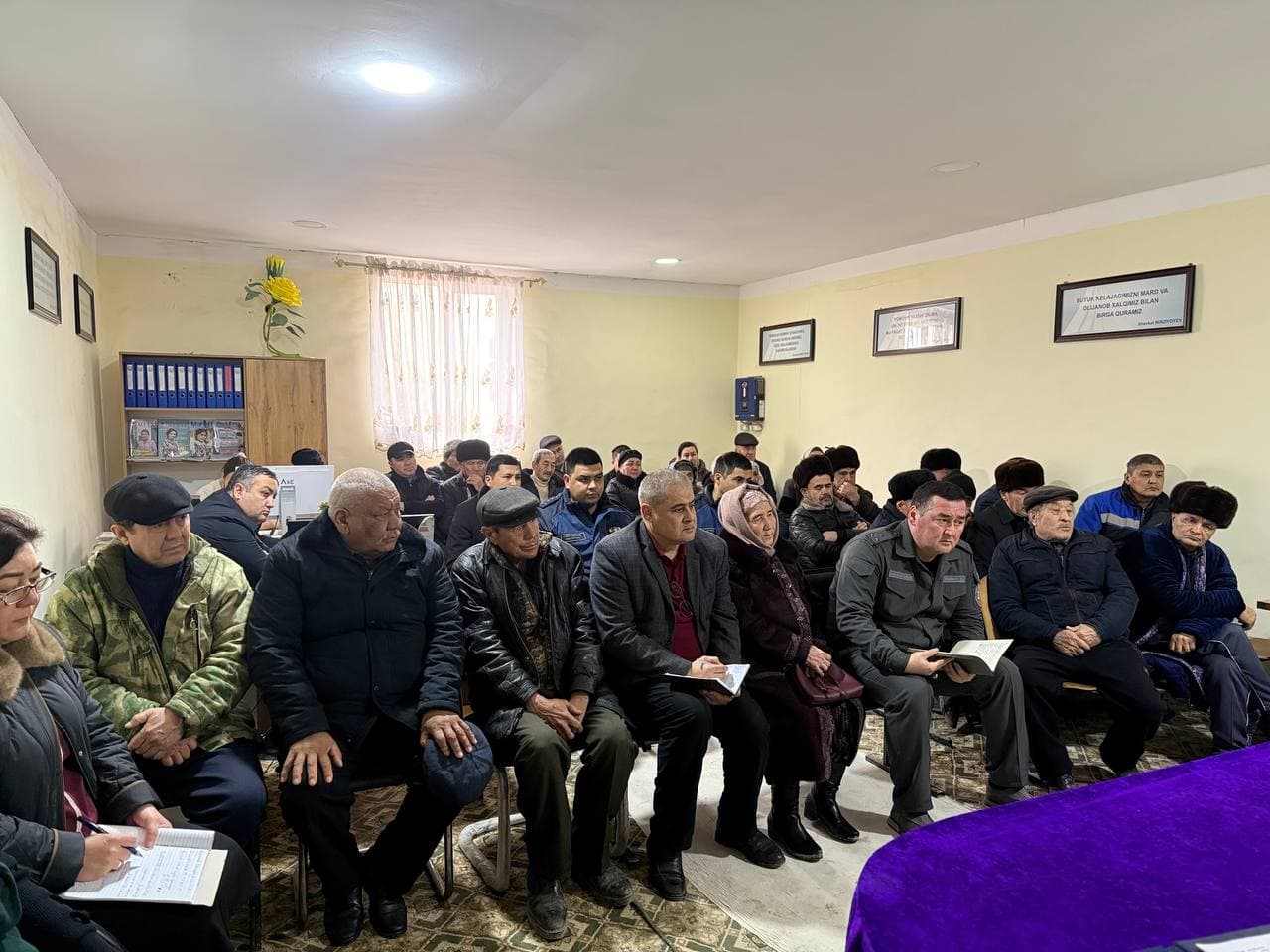 Qoraqalpog'iston Respublikasi Ichki ishlar vaziri Baxtiyar Torebekov Amudaryo tumanida bo'ldi