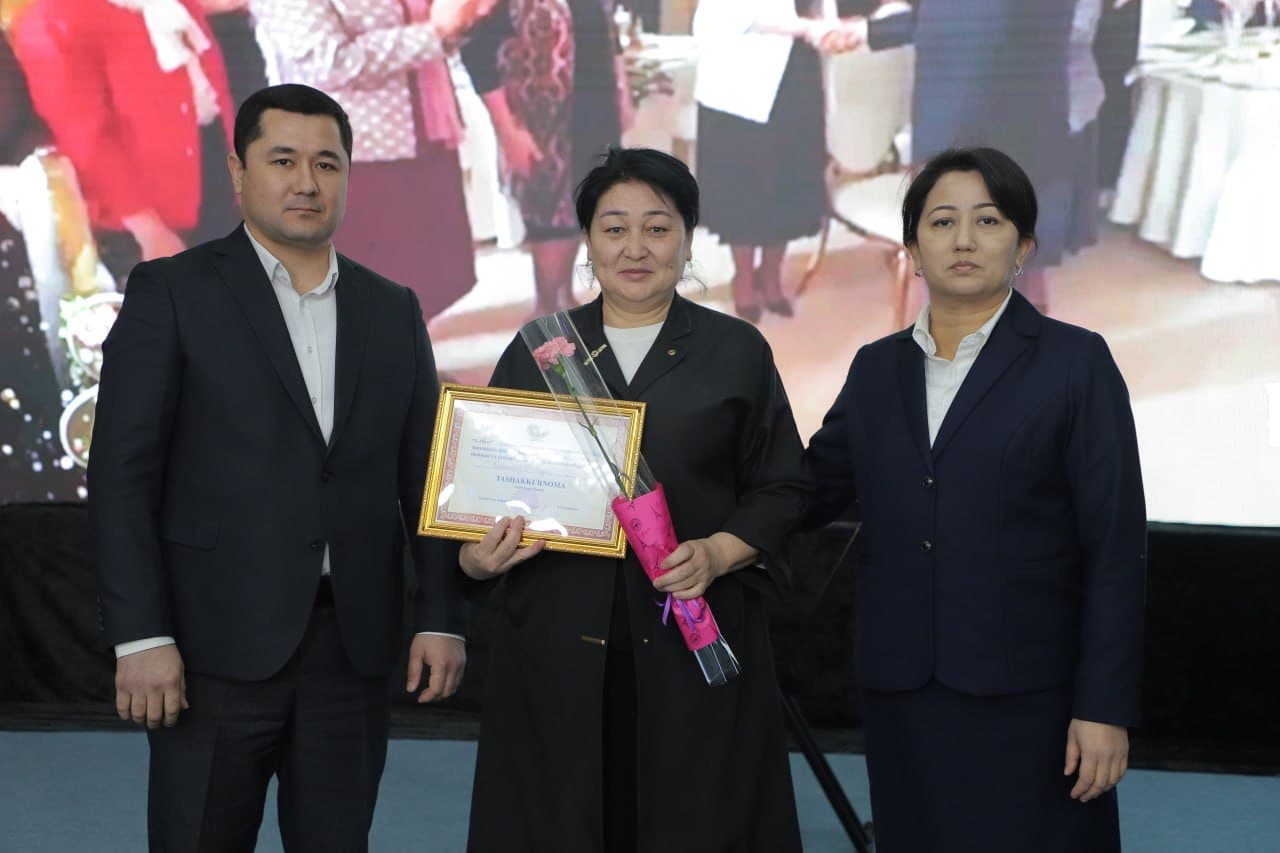 Amudaryo tumanida 8-mart – Xalqaro xotin-qizlar kuni munosabati bilan tantanali bayram tadbiri o‘tkazildi