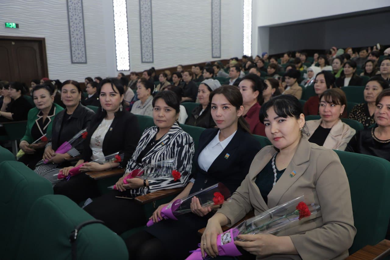 Amudaryo tumanida 8-mart – Xalqaro xotin-qizlar kuni munosabati bilan tantanali bayram tadbiri o‘tkazildi