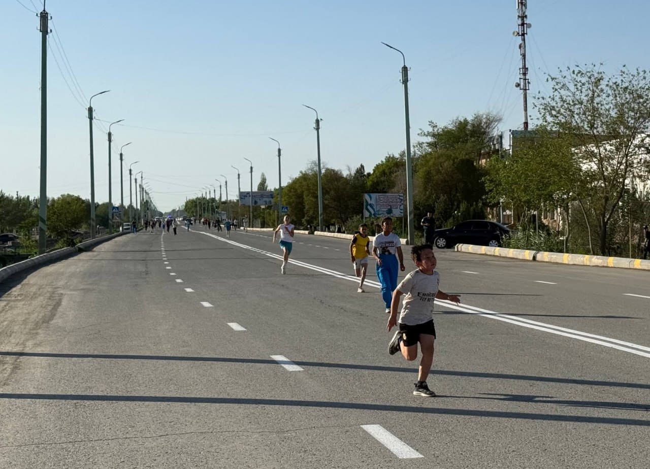 “Burch, jasorat, matonat!” shiori ostida sport marafoni tashkil etildi