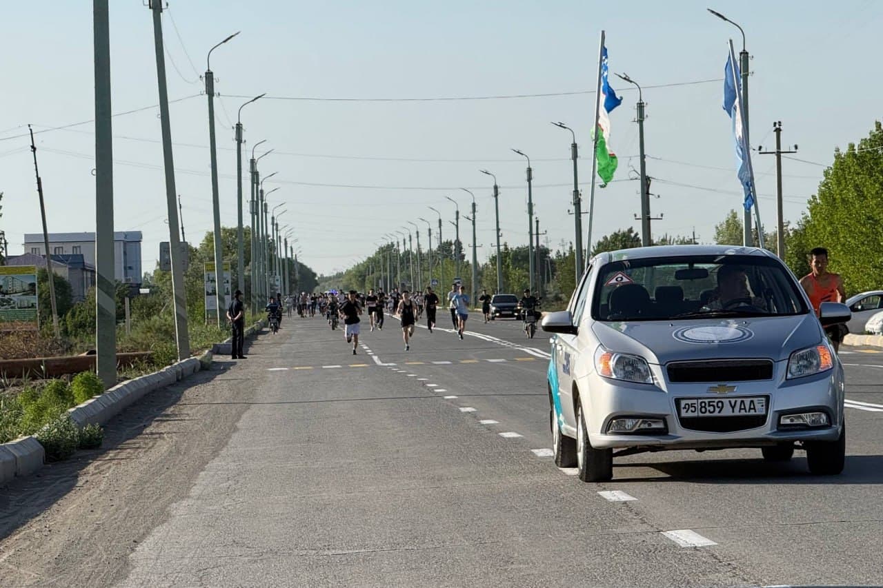 “Burch, jasorat, matonat!” shiori ostida sport marafoni tashkil etildi