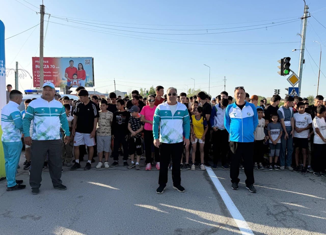 “Burch, jasorat, matonat!” shiori ostida sport marafoni tashkil etildi