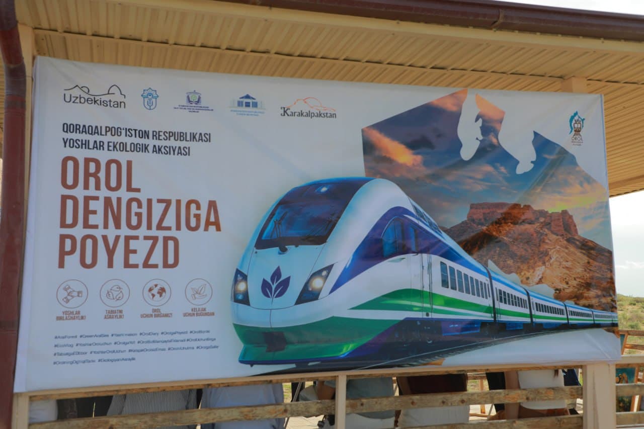 “Orol dengiziga poyezd” — yoshlar qalbida ekologik tafakkur va turizm ruhini uyg‘otgan ma’naviy safar