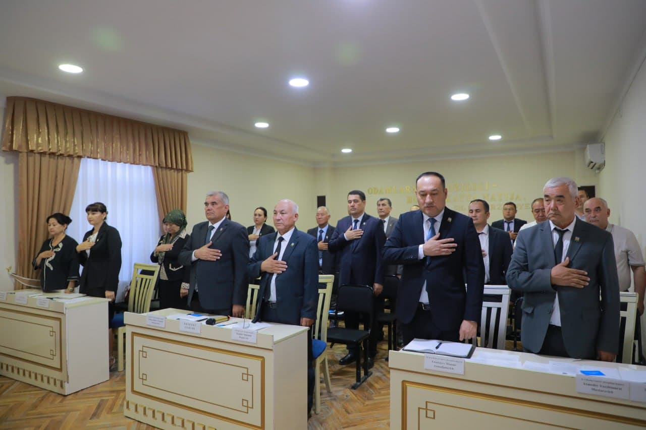 Xalq deputatlari Amudaryo tuman Kengashining navbatdagi 24-sessiyasi haqida axborot