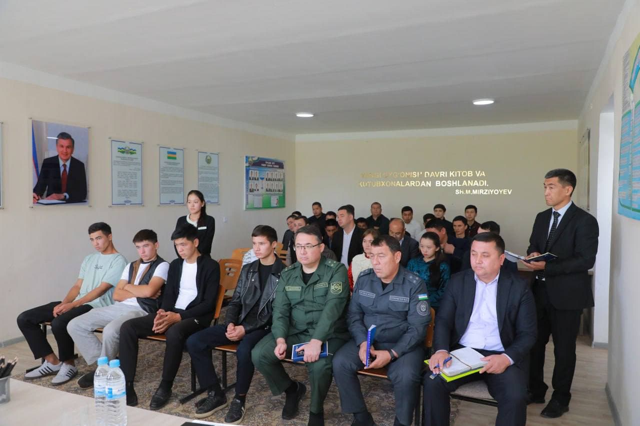 AMUDARYO TUMANIDA YOSHLAR BANDLIGINI TA’MINLASHGA QARATILGAN UCHRASHUVLAR O‘TKAZILDI