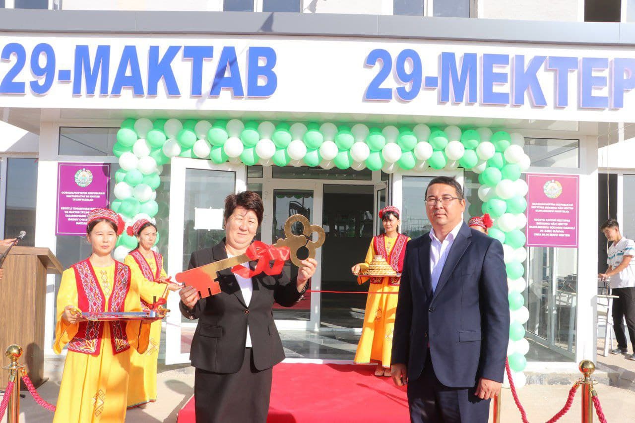 Kegeylida yangi o‘quv yilida - yangi maktab foydalanishga topshirildi