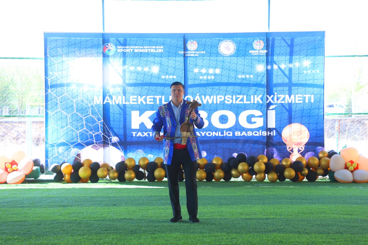 Taxtako‘pir tumanida futbol bo‘yicha "Davlat xavfsizlik xizmati kubogi" o‘yinlariga start berildi