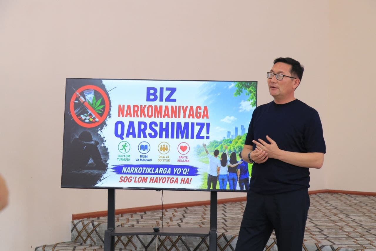 Giyohvandlikka qarshi birgalikda kurashamiz!